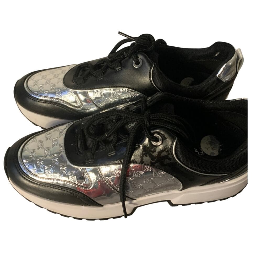 Michael Kors Percy Trainer Silver Size 9.5 M