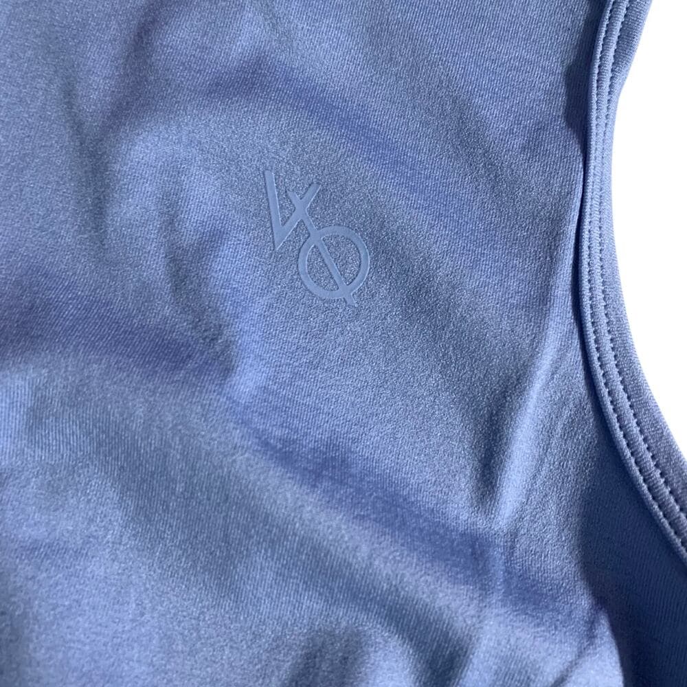 Vanquish Elevate Seamless Sky Blue Racer Back Tank Top Size Large
