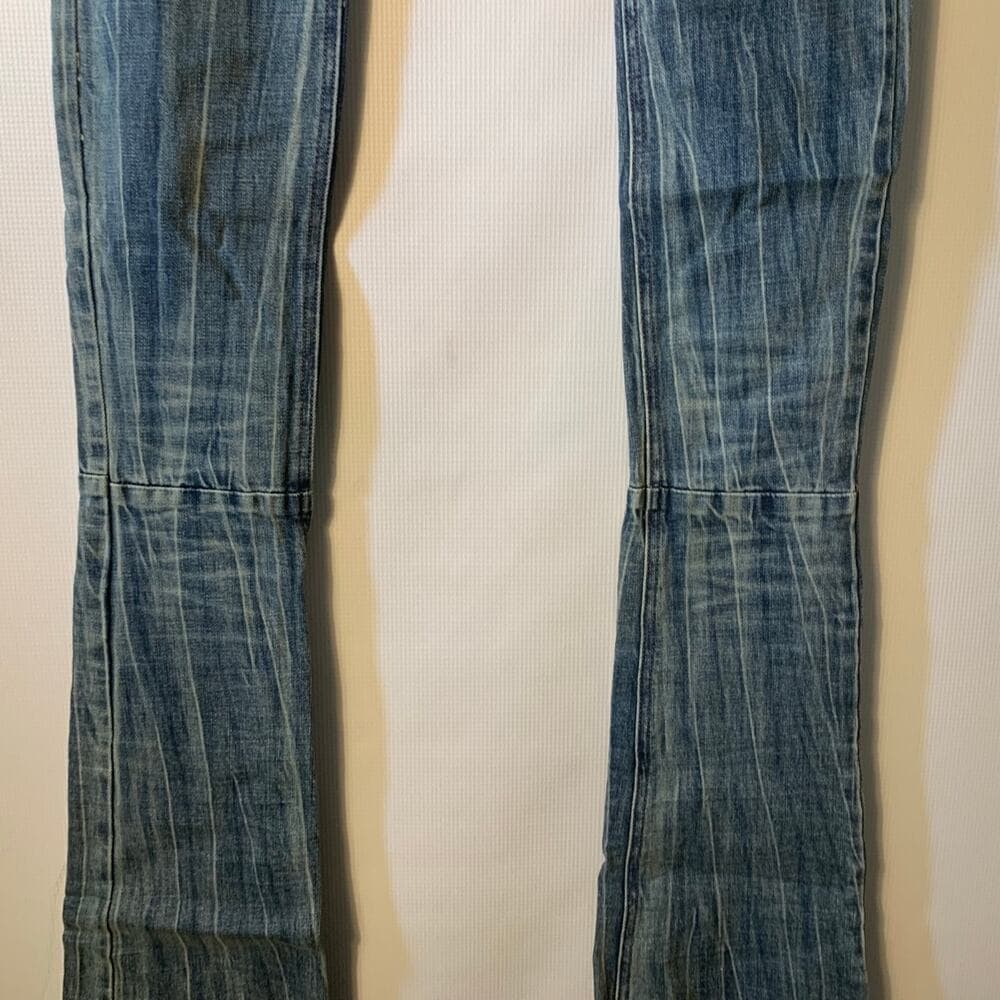 Si Tu Veux Superstack Medium Wash Mens Jean 30