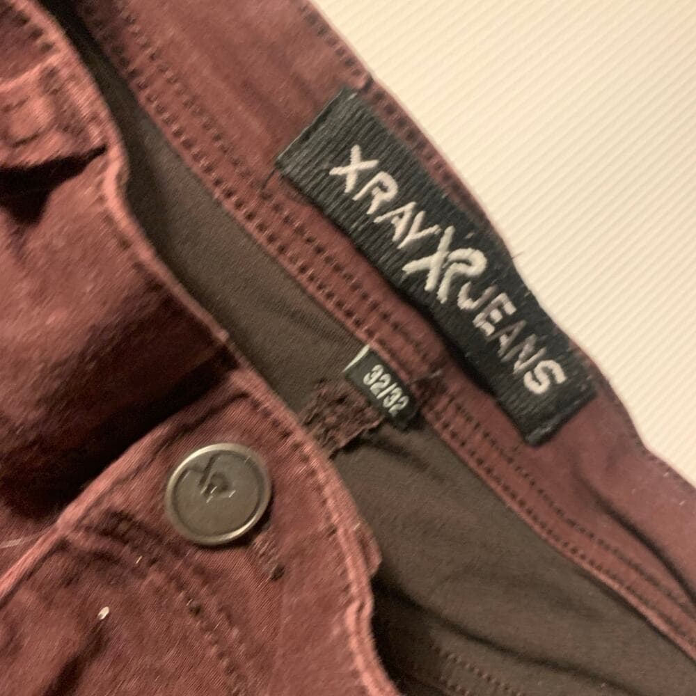 Burgundy X-Ray Jeans Size 32/32