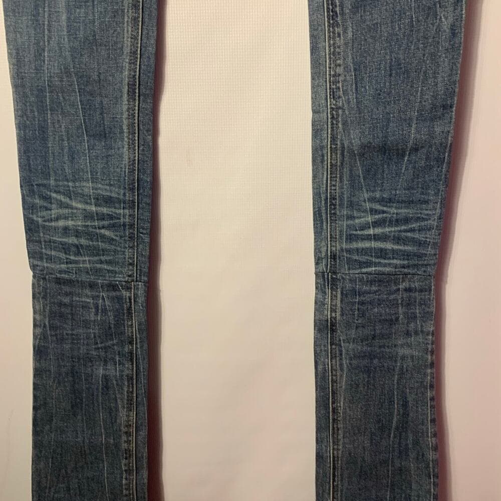 Si Tu Veux Superstack Medium Wash Mens Jeans Size 30