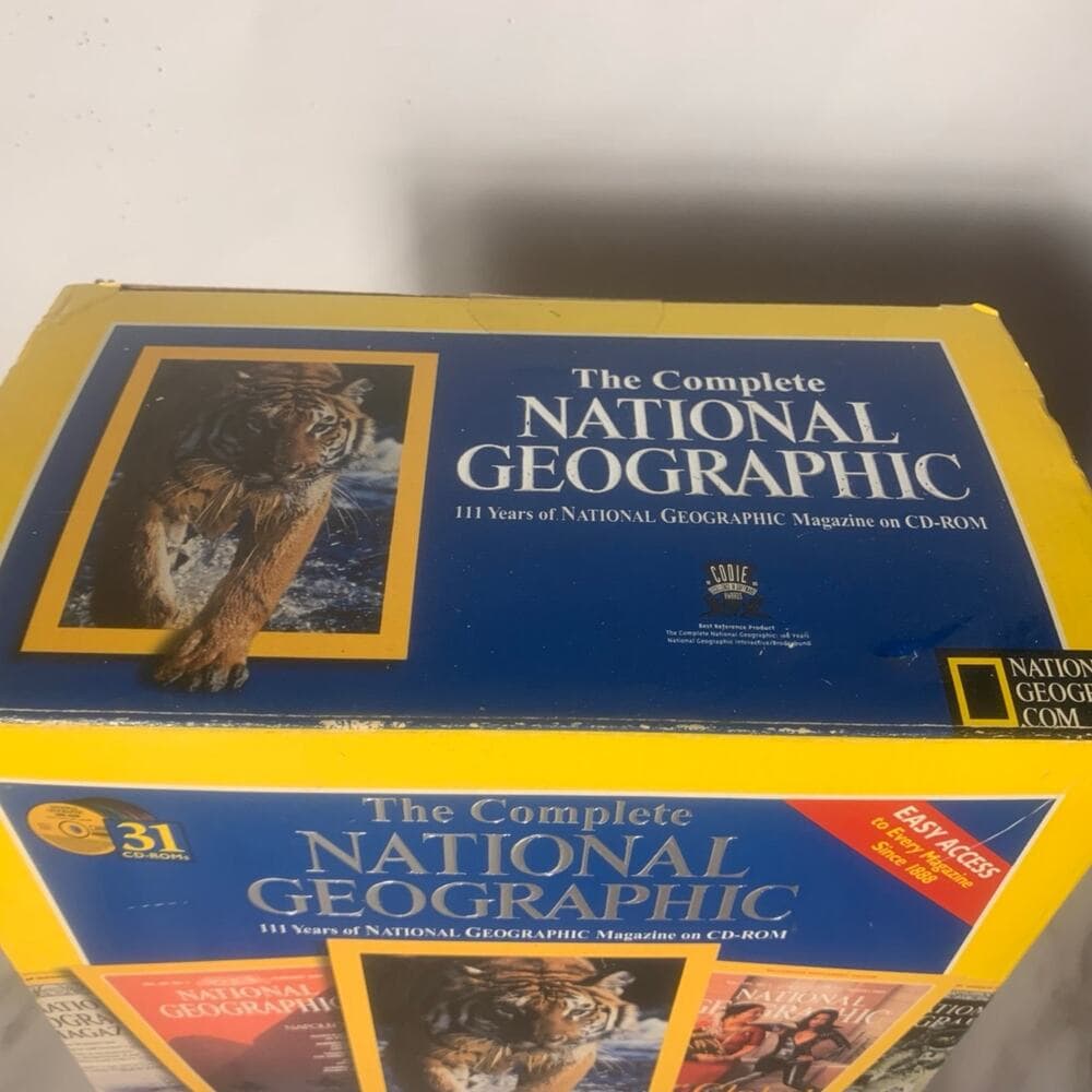 The Complete NATIONAL GEOGRAPHIC ~ 111 Years Magazine ~ 31 CD-ROMS ~