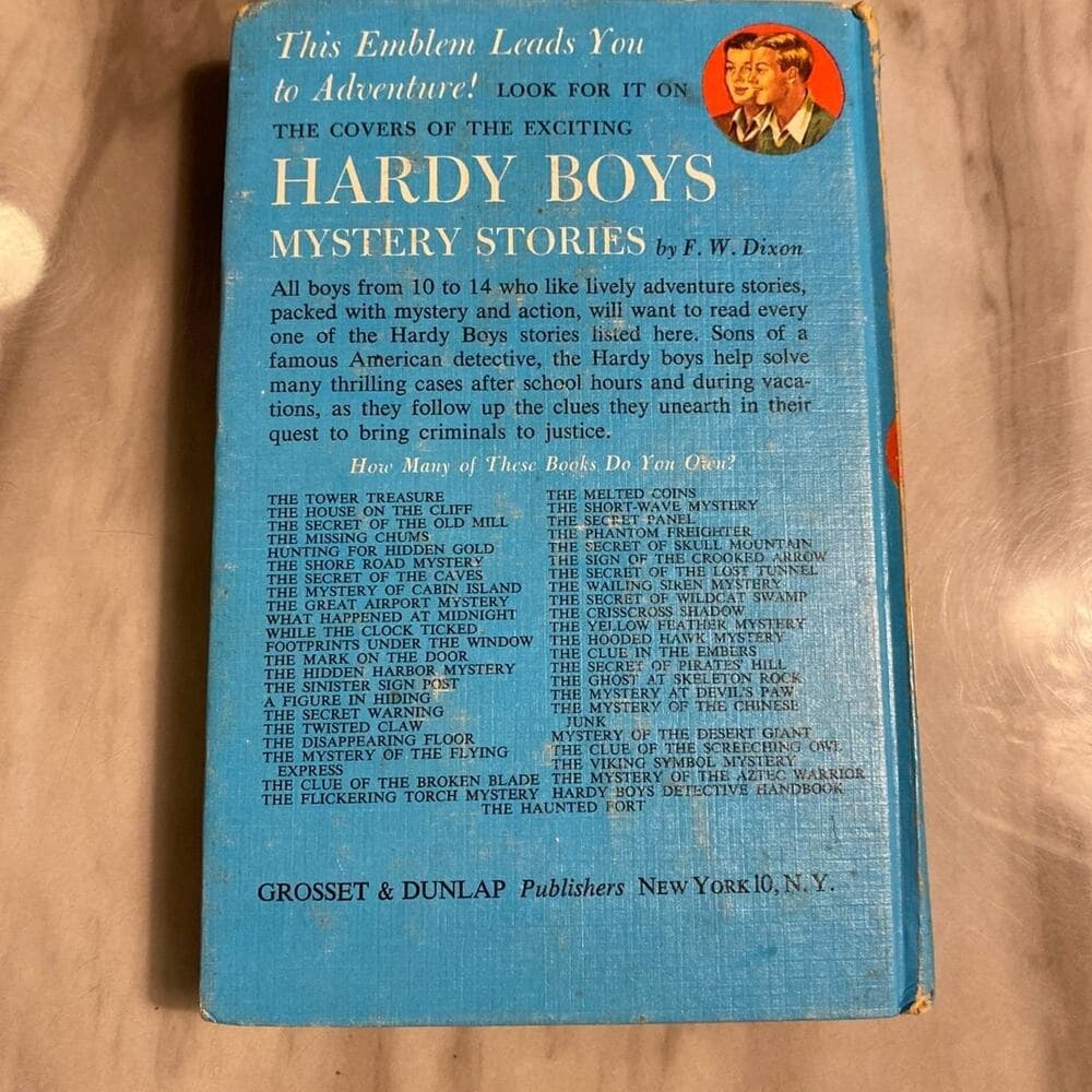 Vtg Book- The Hardy Boys The Melted Coins by Franklin W. Dixon 1944 Book