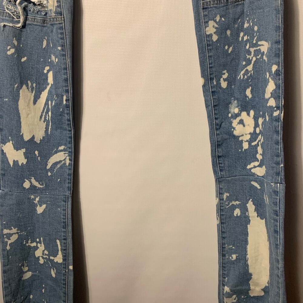 Si Tu Veux Superstack Indigo Wash Mens Jeans Size 36