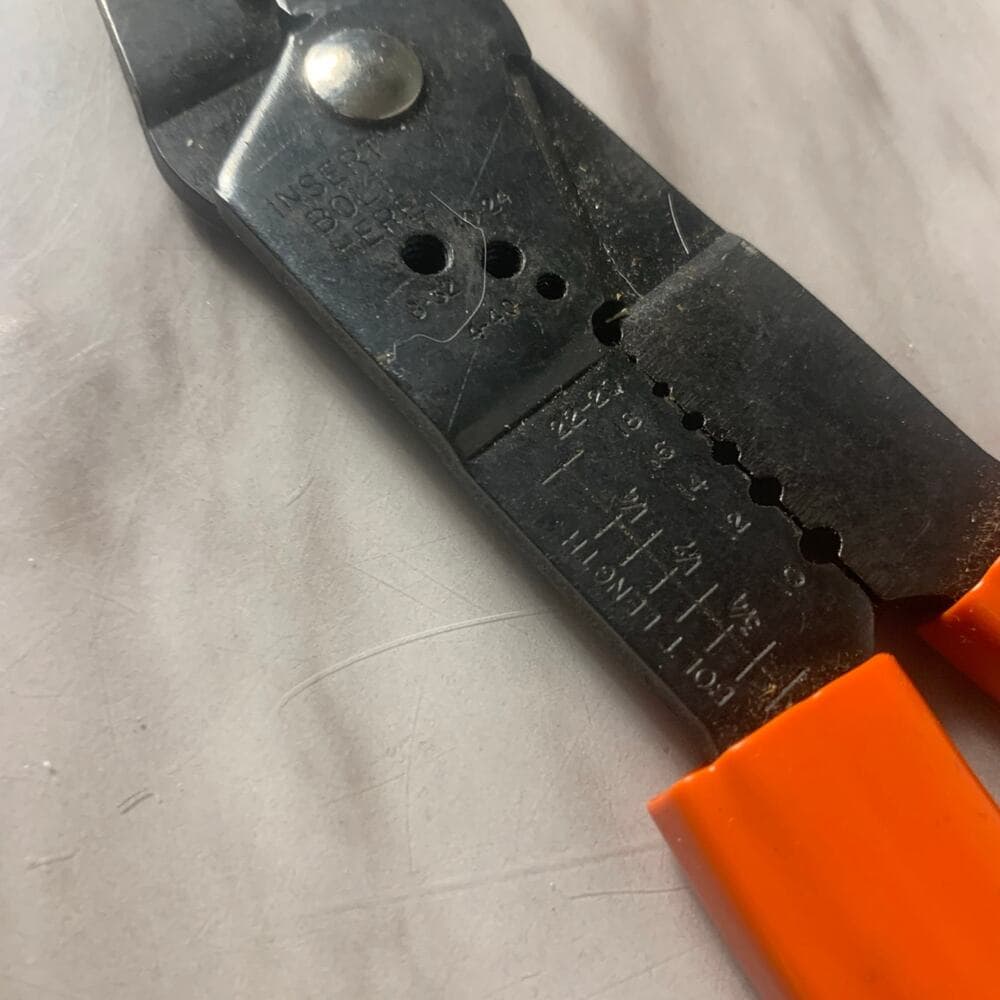 Vintage Vaco No. 1963 8-1/4" INCH Wire Stripper & Bolt Cutter USA