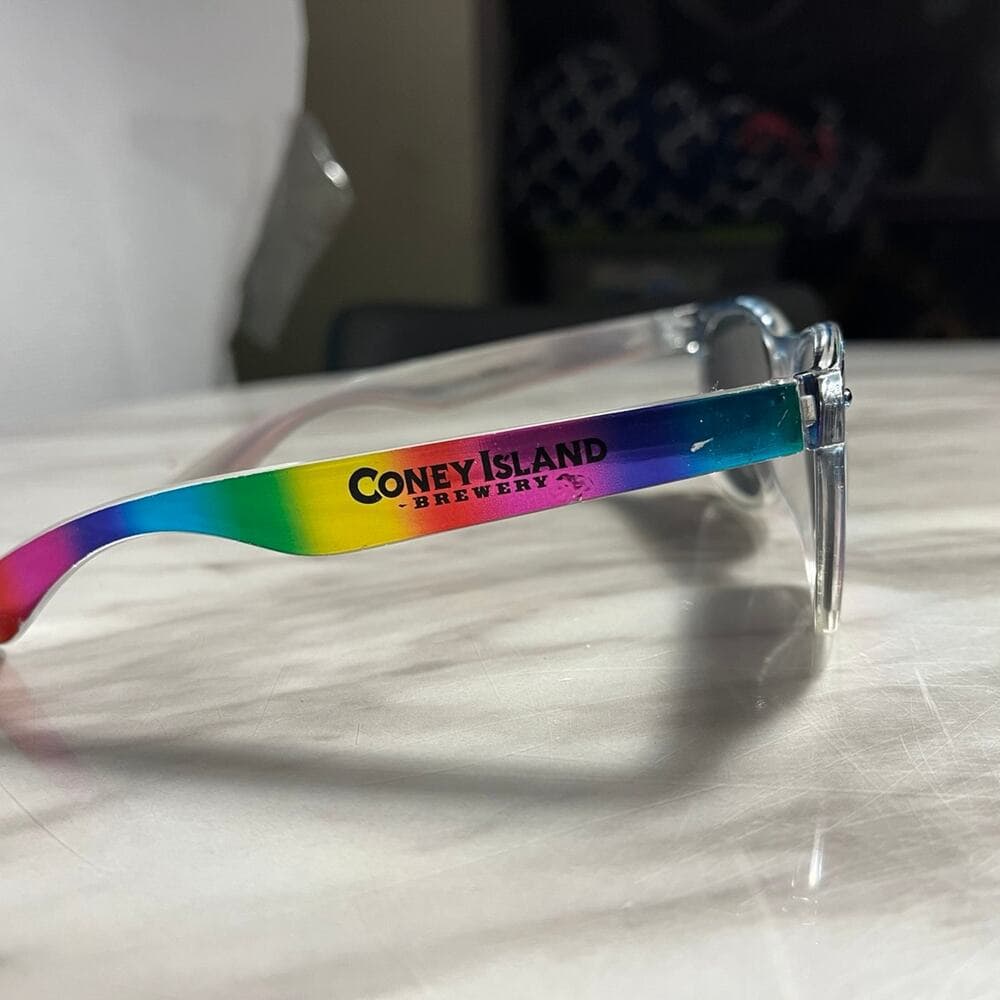 Rainbow Coney Island Brewery glasses