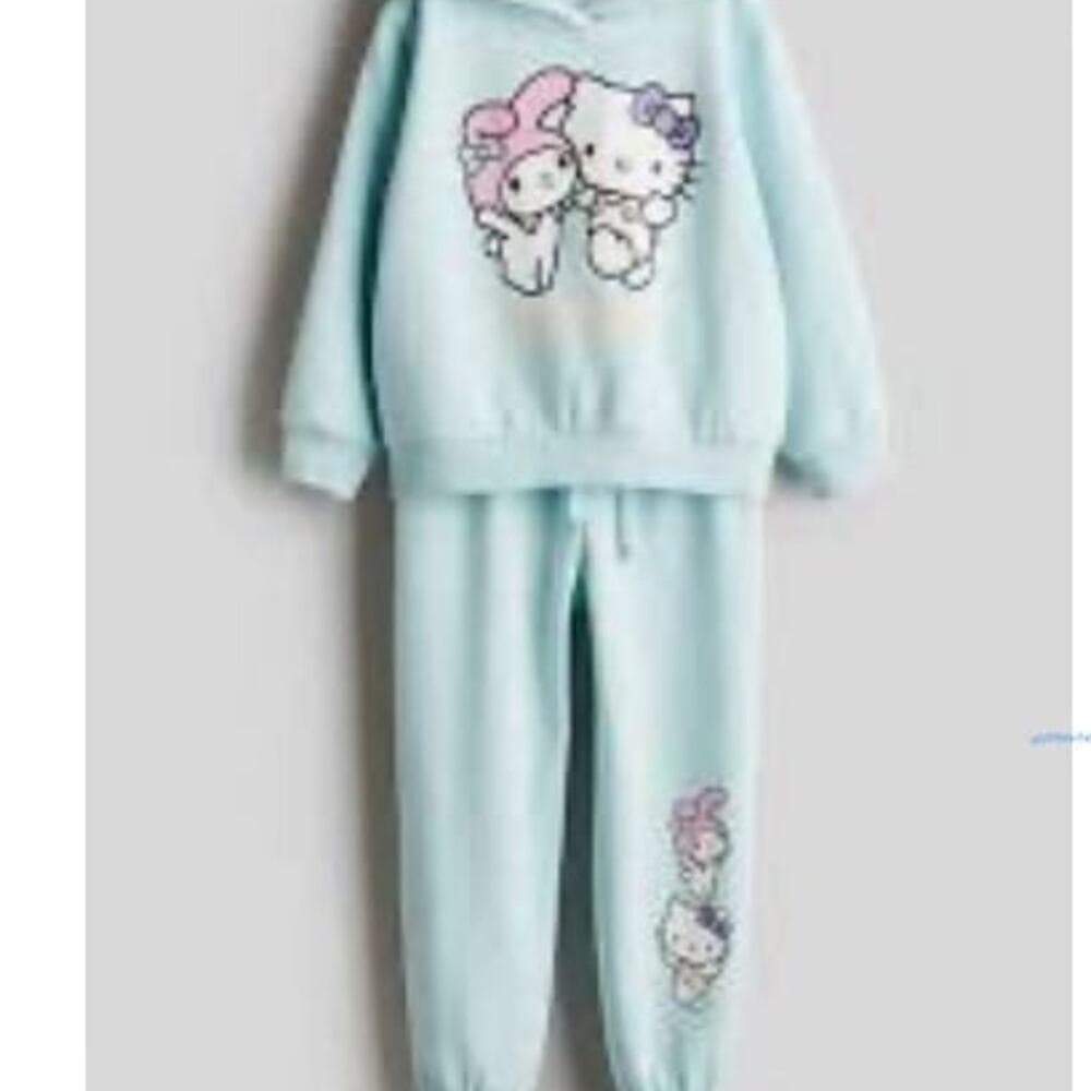 2-PIECE PRINTED SWEATSHIRT SET SIZE 5-6