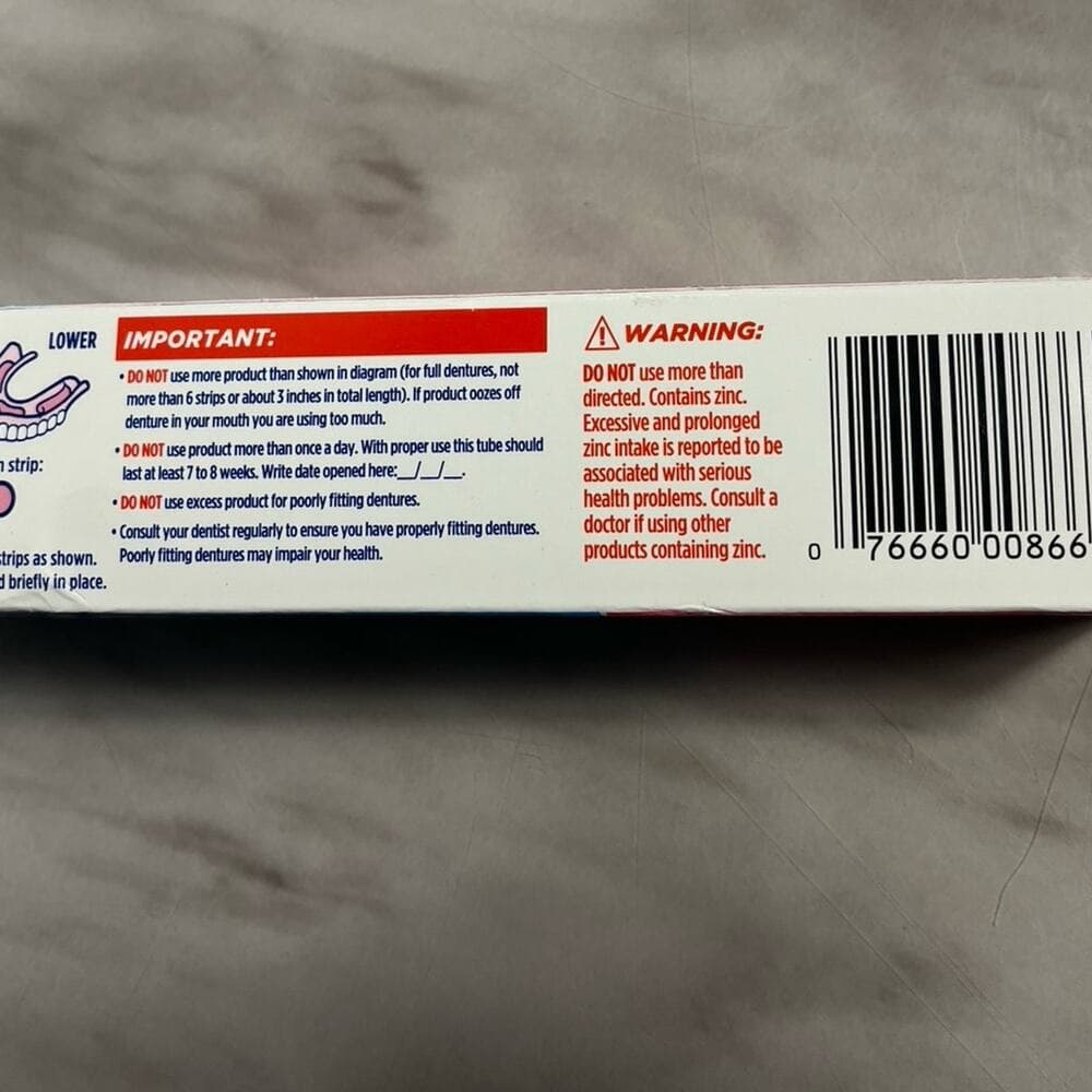 Fixodent Denture Adhesive Cream - 2.4oz