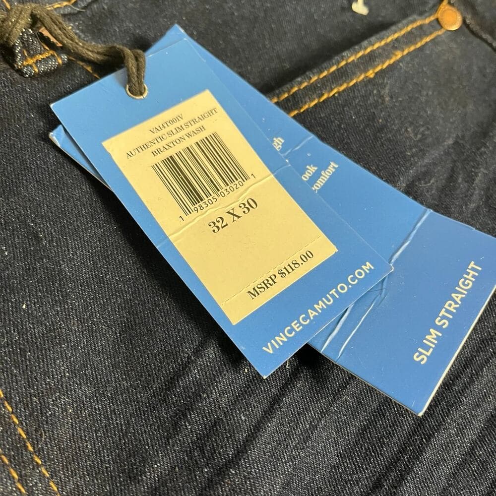 Vince Camuto Men’s Dark Blue Mens Jeans Size W32 X L30