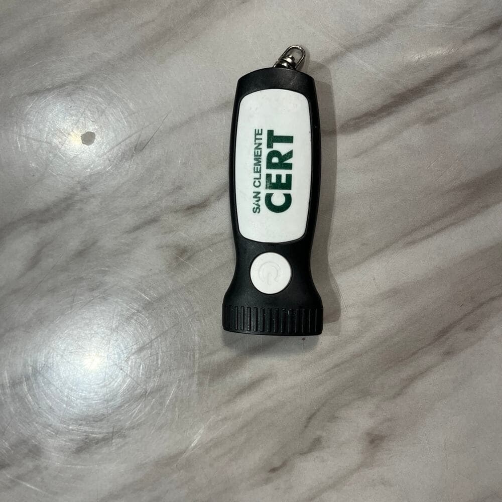 San Clemente Cert FlashLight Key Chain