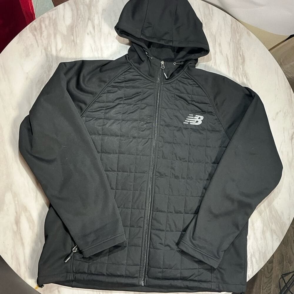 new balance womens puffer jacket Black XL