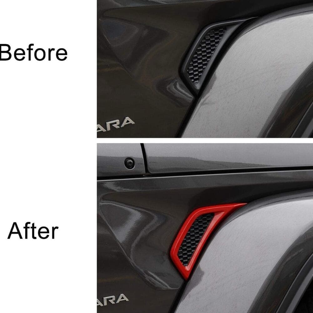 Voodonala for Jeep JL Side Air Conditioning Vent Outlet Decoration Trim for 2018