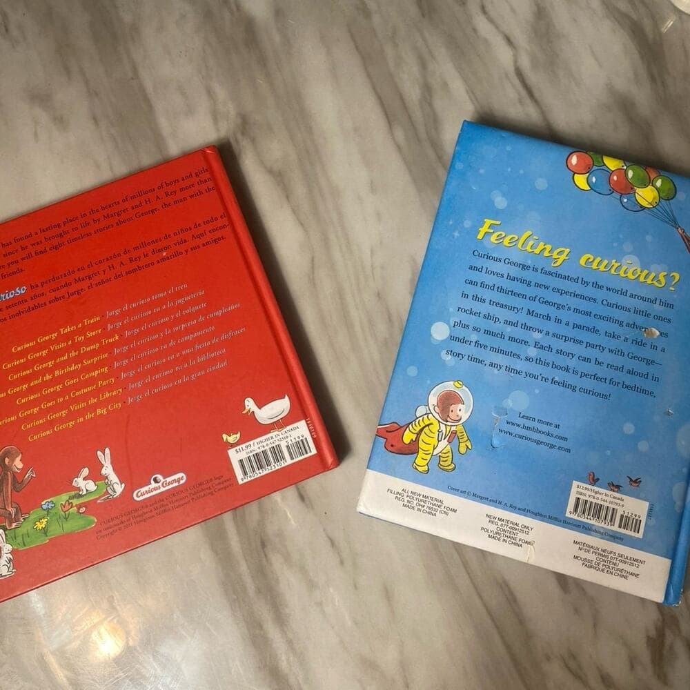 2 Curious George Books