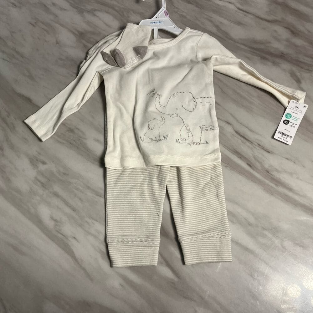 Carter’s Baby Boys Ribbed Set Size 9 m