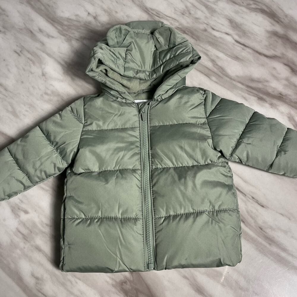 Old Navy Unisex Water-Resistant Quilted Puffer Jacket for Baby Size 6-12