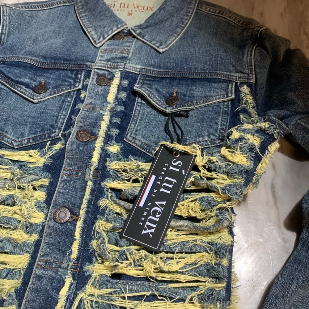 Si tu veux Women’s Jean Jacket size medium