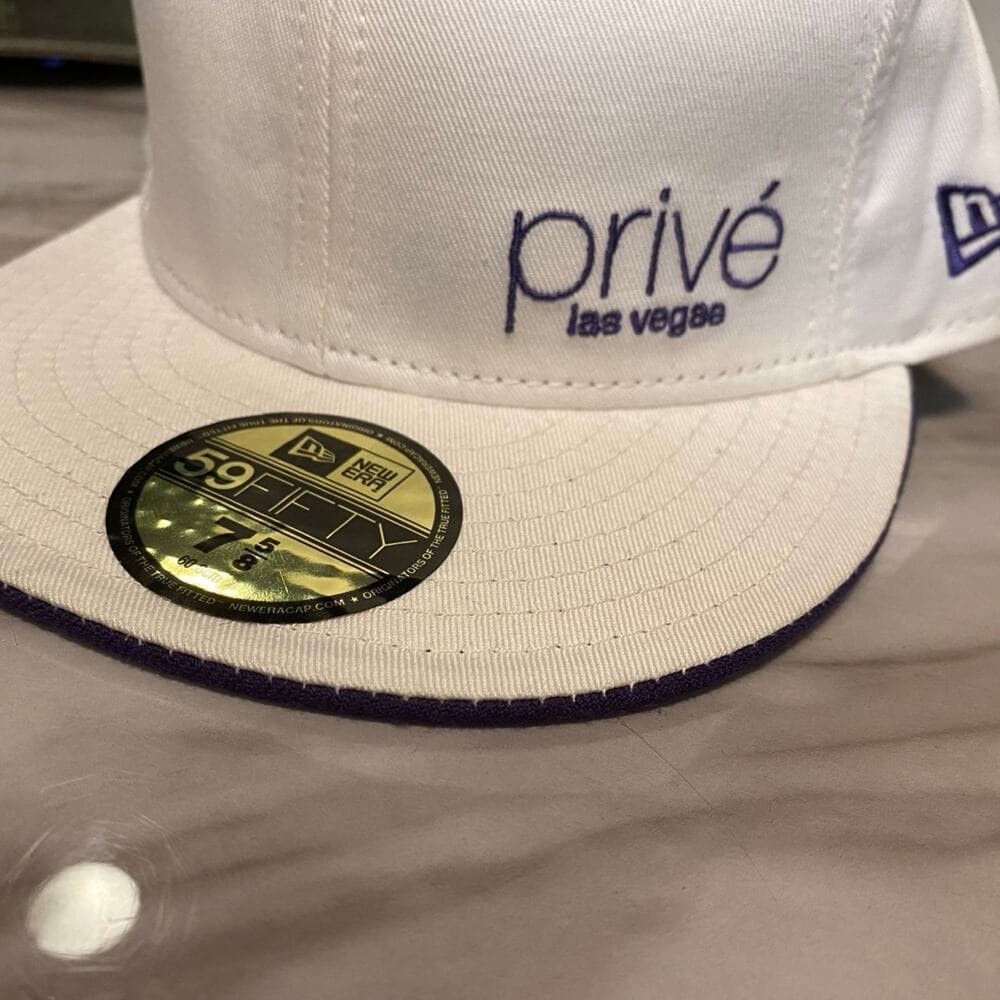 Prive New Era Hat Size 7 5/8