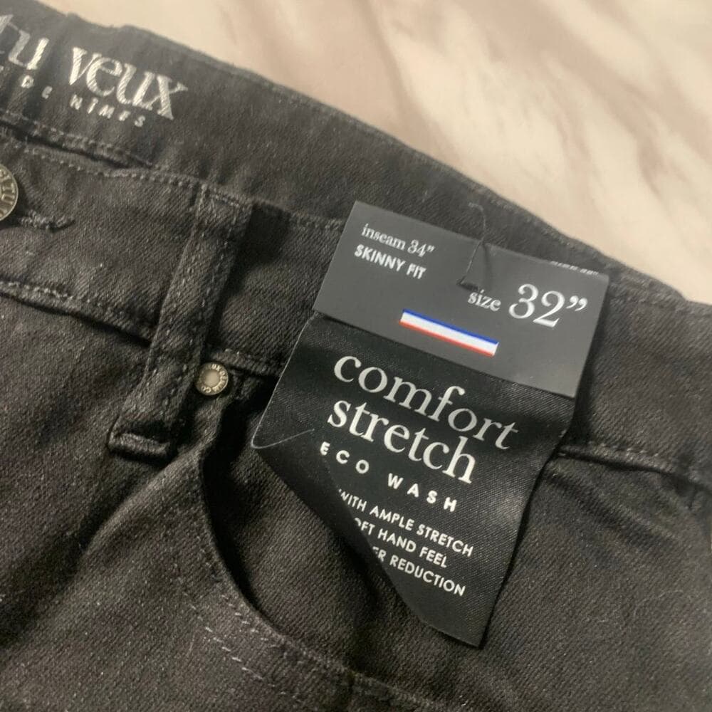 Si Tu Veux Black Mens Shorts Size 32