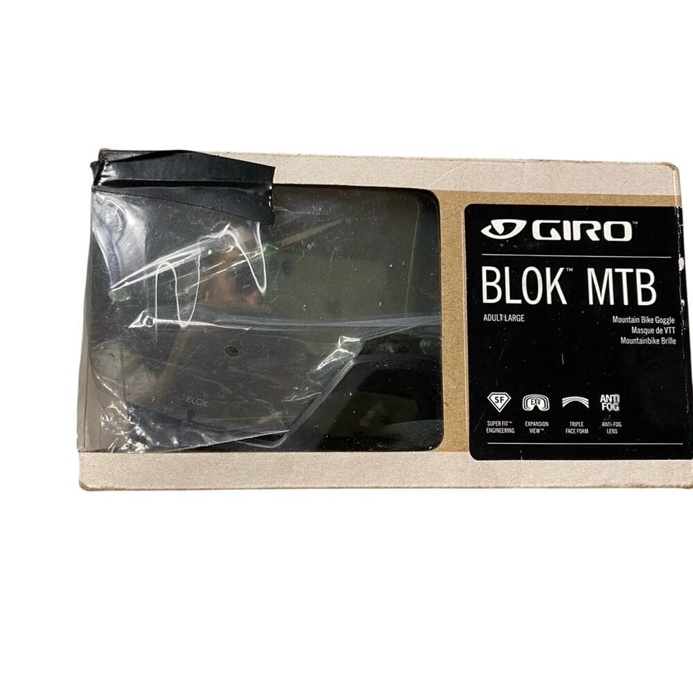 Giro Blok Adult Snow Goggles Black Wordmark Vivid Apex