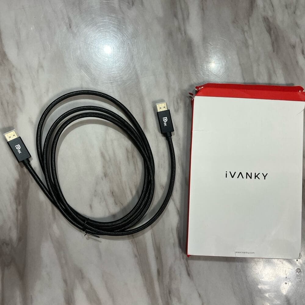 IVANKY 8K DisplayPort Cable 1.4, VESA Certified DP Cable 6.6ft