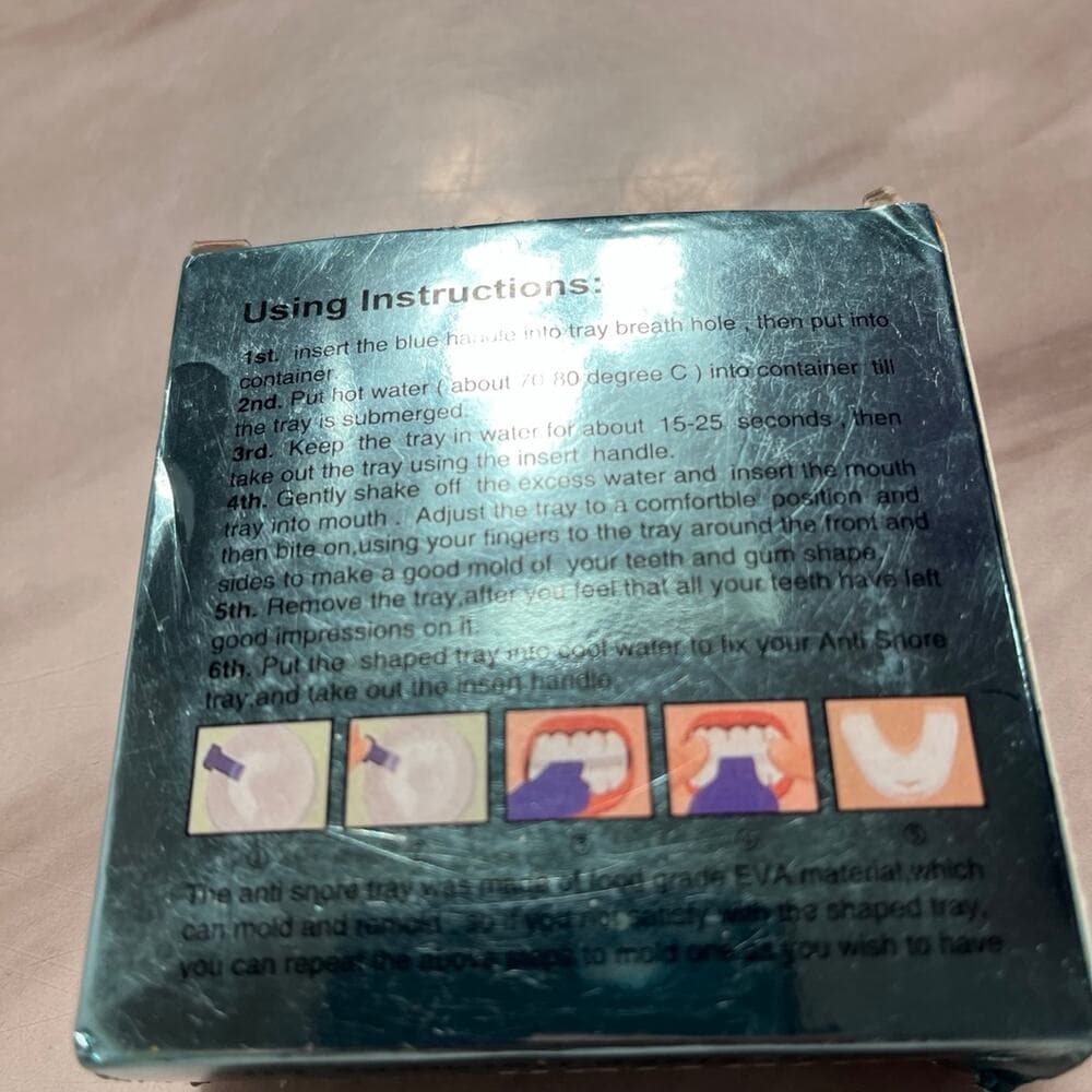 New Arrival Stop Snoring Anti Snore Mouthpiece Apnea Guard Bruxism Tray Sleeping
