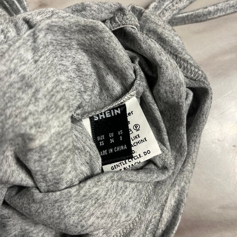 SHEIN Women’s Grey Tank Top Size XS
