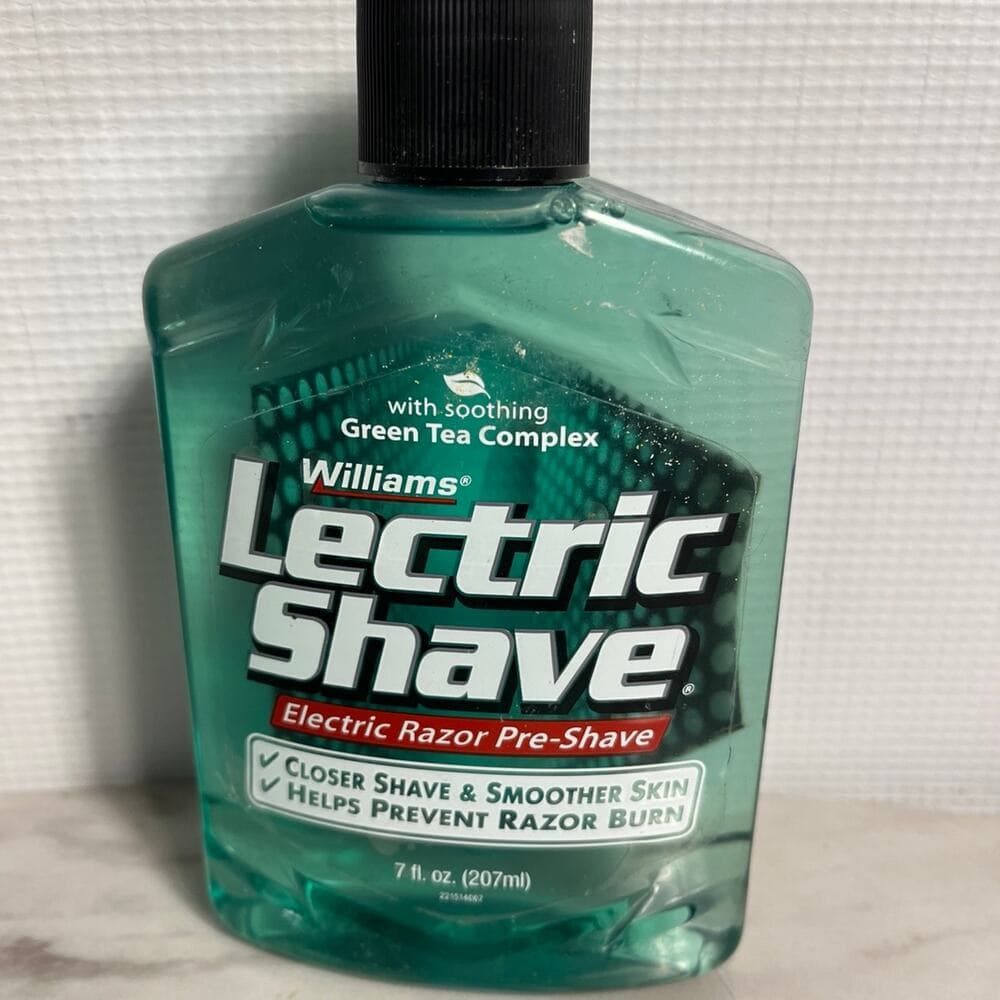 Williams Lectric Shave, Electric Razor Pre-Shave, 7 Ounce