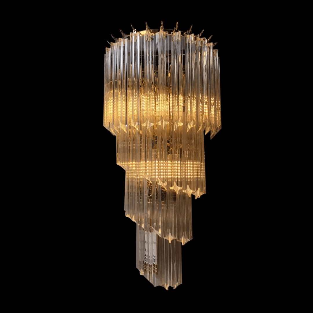 Michael Amini Spiral Flush Mounted Sconce