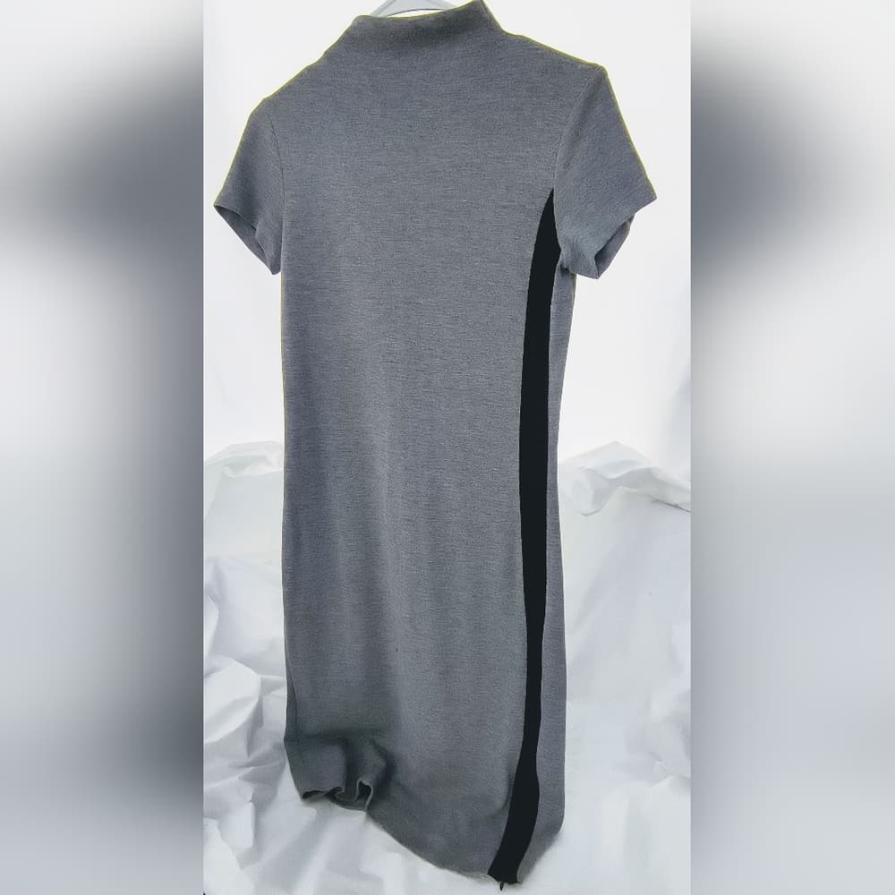 Gianfranco Ferre Gray and Black Midi Dress