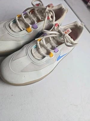 Nike SB Nyjah Free 2 Summit White Icy Sole Mens Athletic Shoe BV2078-106 Size 9