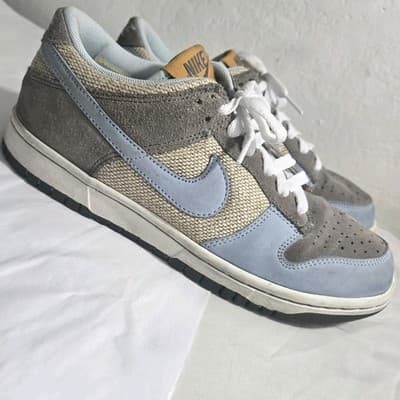 Nike Dunk Low Sneakers 2006 Size 8 Women’s Pine Nut Ice Blue $1500 On GOAT