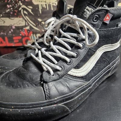 Vans Sk8-Hi MTE HydroGuard Black Women's 8 Mens 6.5 All Weather Skate Shoes