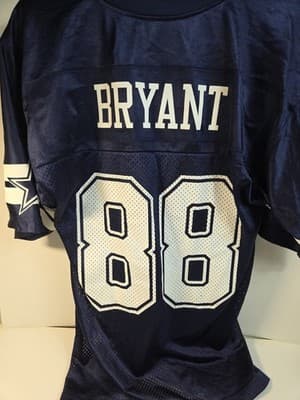 Dallas Cowboys 88 Dez Bryant Navy Blue NFL Football Jersey Men's Size S