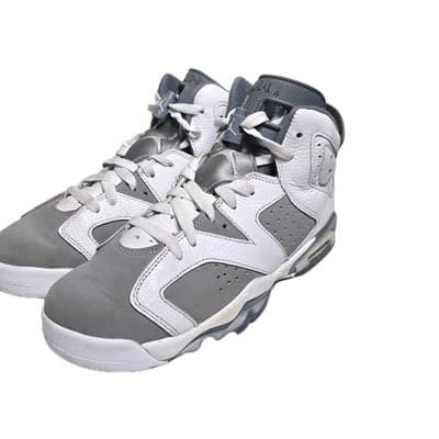 Nike Air Jordan 6 Retro Cool Grey White Mens Size 6YBasketball Shoe