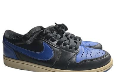 Men’s Nike Air Jordan 1 Retro Low OG Royal 2015 US Size 8 Black