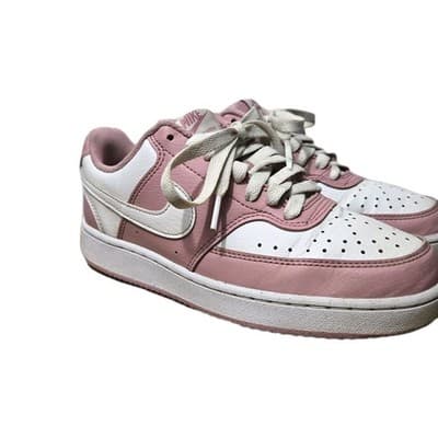 Nike Court Vision Women's Sneakers Size 6 Pink and White