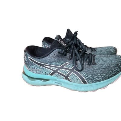 Asics Gel Nimbus 24 Green Running Shoes Sneakers Womens Size 6.5