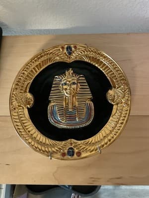 Franklin Mint Limited Edition "The Mask of Tutankhamun" Collector Plate #RA1893