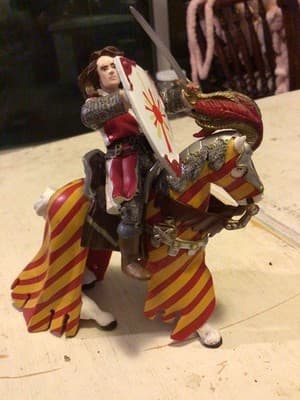 Papo Brand Knight On Horse