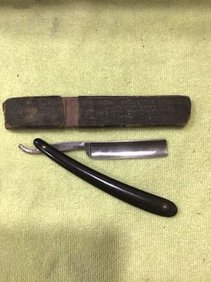 George Wostenholm & Sons Straight Razor With Case