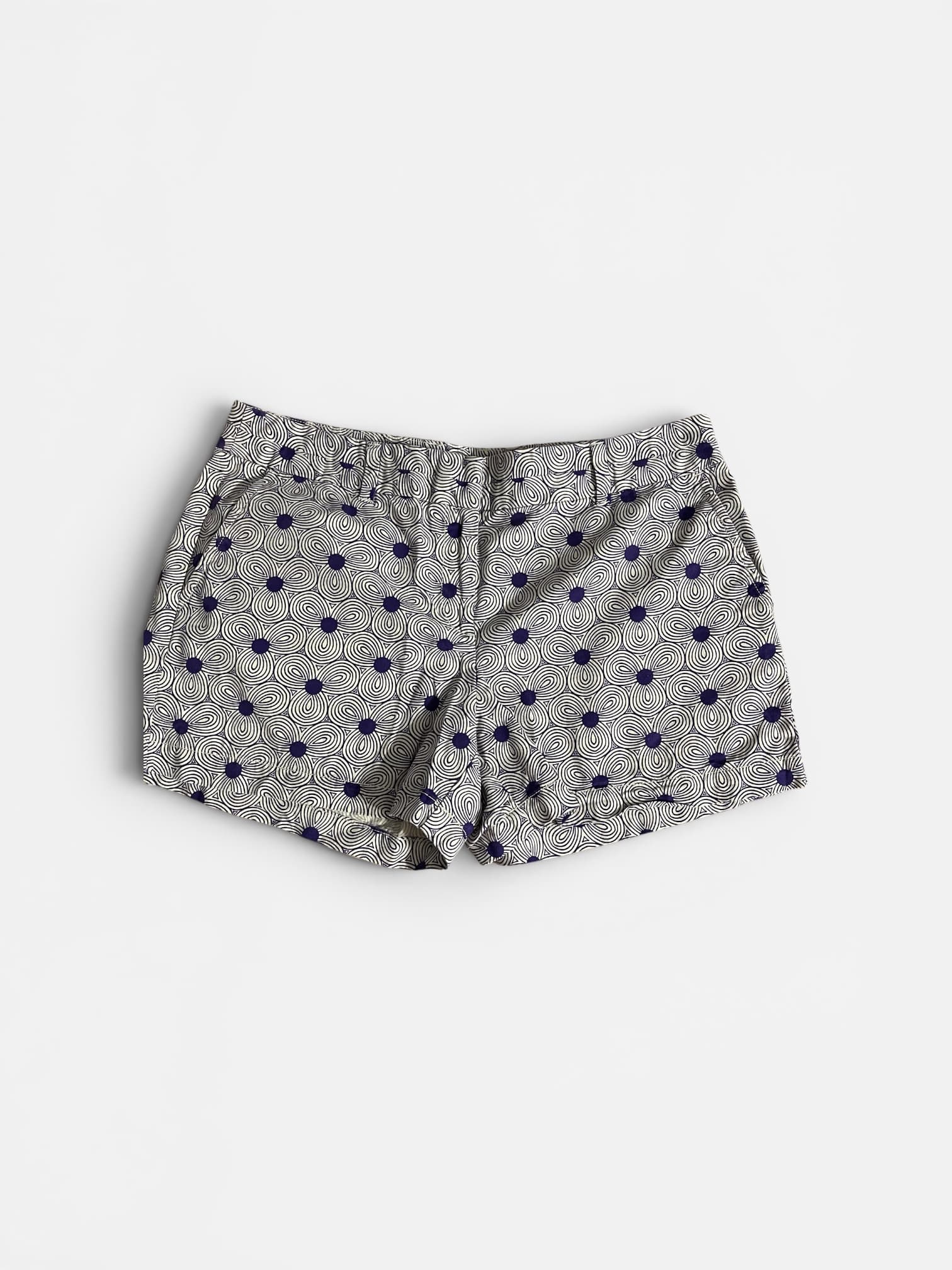 Loft Women’s Purple Pattern Cargo Shorts size 8