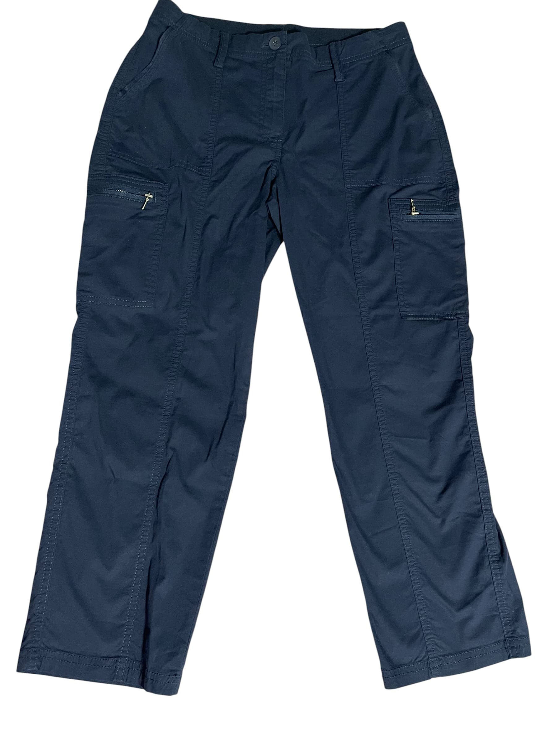 Women’s Chico’s Blue Cropped Casual Pants Size 00