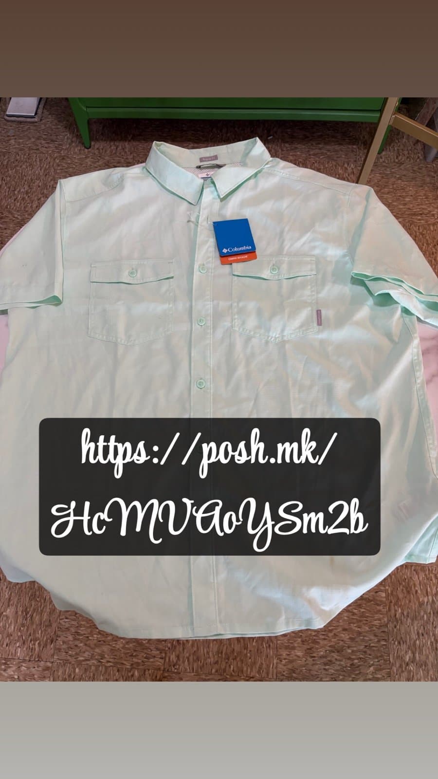 Green Columbia Top