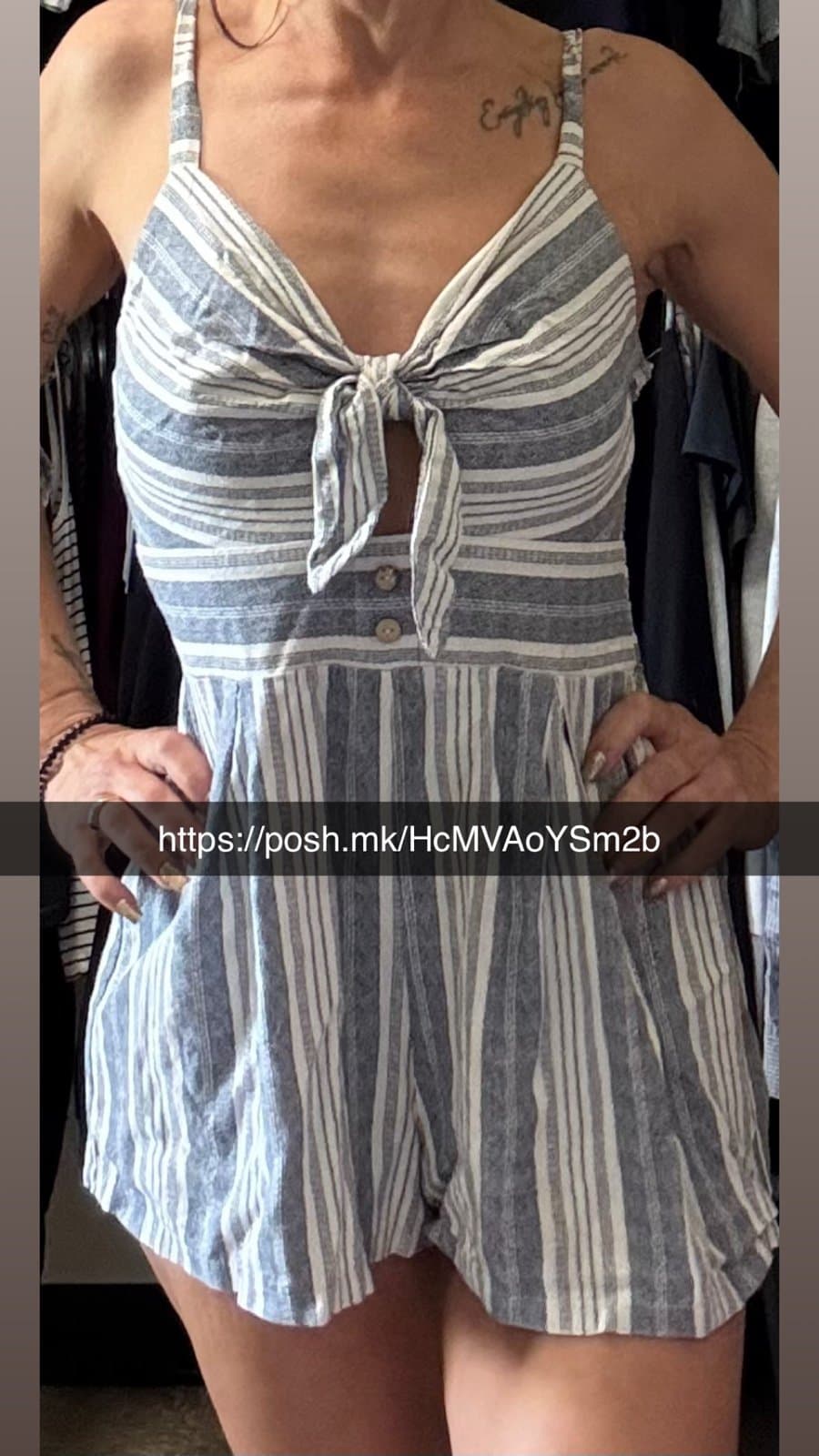 Sailor style romper