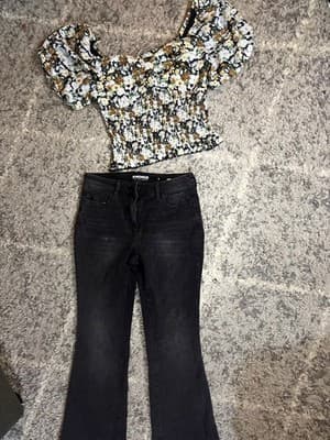Dorose top & sonoma jeans set