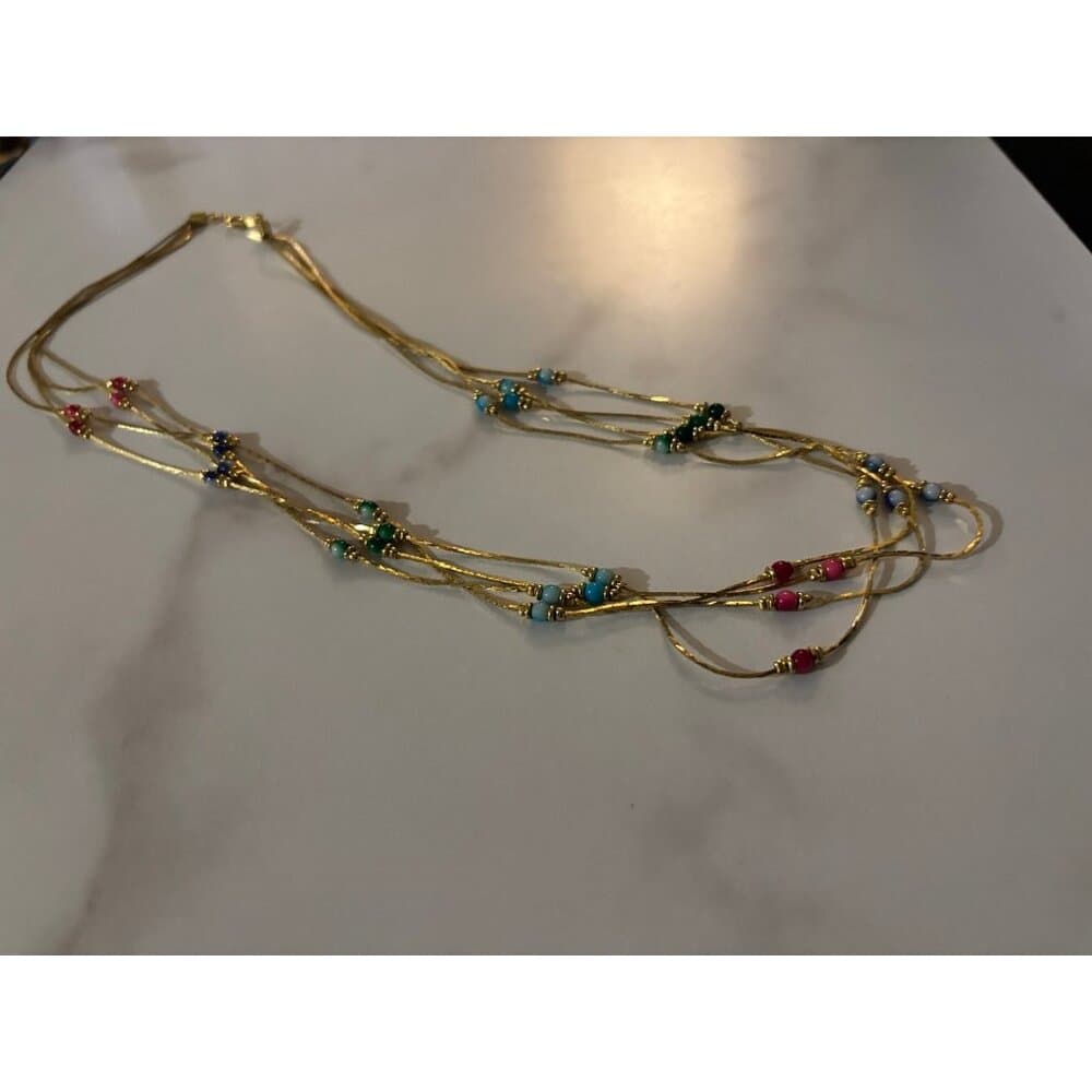 Vintage 70s glam necklace