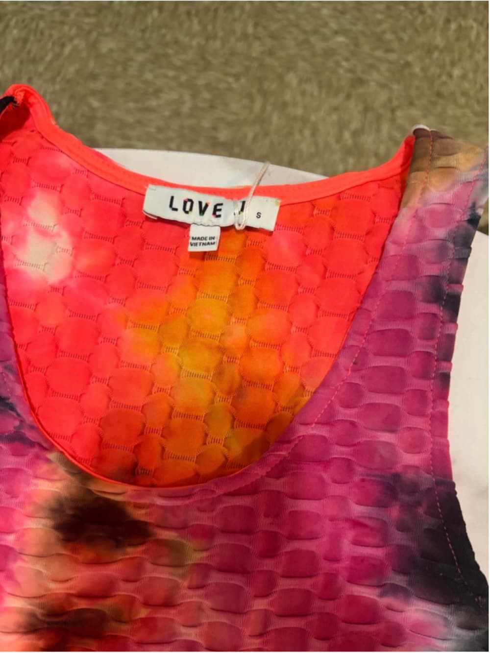Dyed dress