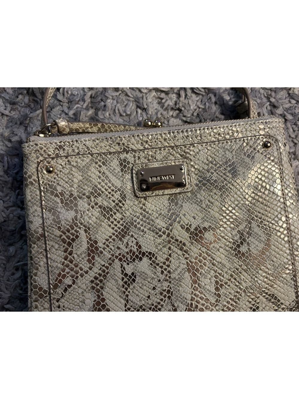 Nine West Faux Snakeskin