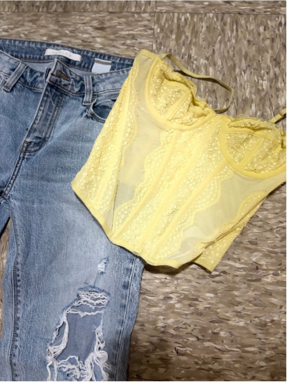 jeans & corset