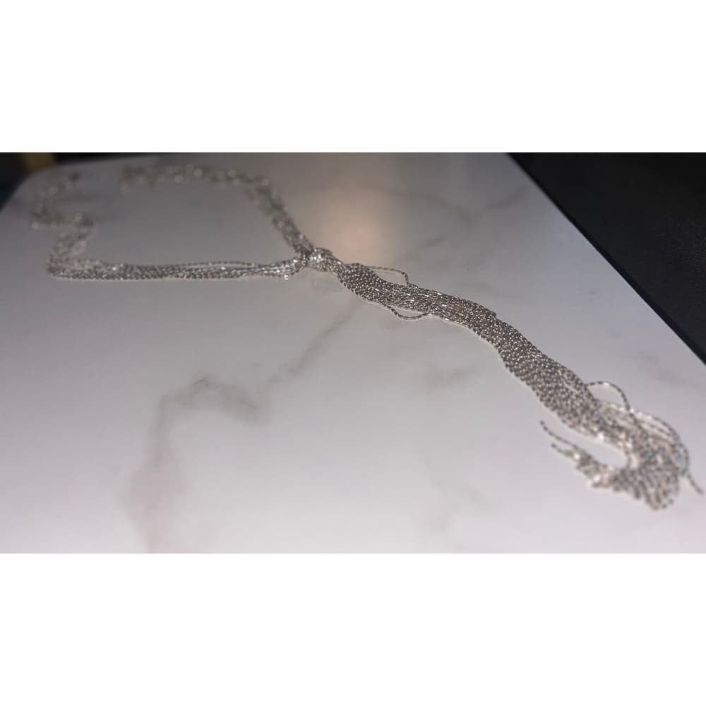 Silpada sterling silver tassel necklace with a lobster clasp